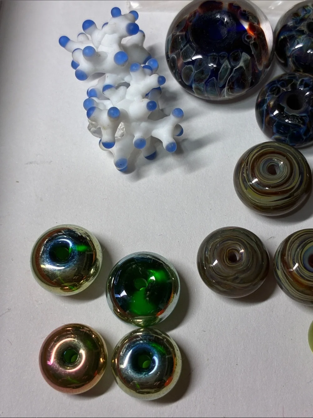 Assorted Glass Lampwork Beads - Multicolor Mix